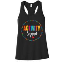 Activity Assistant Squad Team Professionals Week Director Women's Racerback Tank