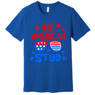 All American Stud 4th Of July Patriotic Gift Premium T-Shirt