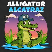 Alligator Alcatraz Sunset Hat