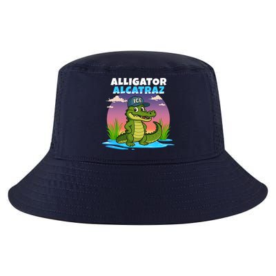 Alligator Alcatraz Sunset Cool Comfort Performance Bucket Hat