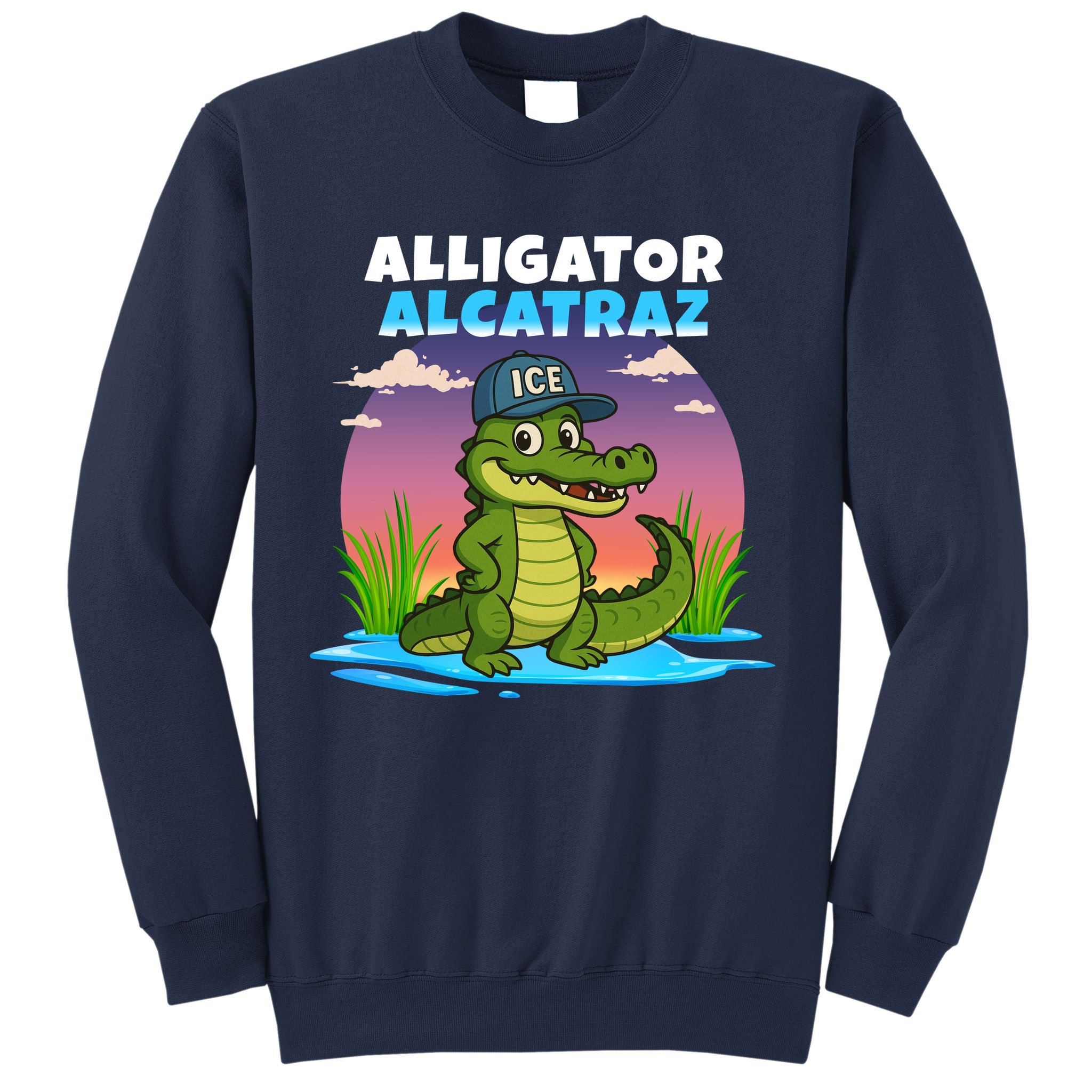 Alligator Alcatraz Sunset Sweatshirt