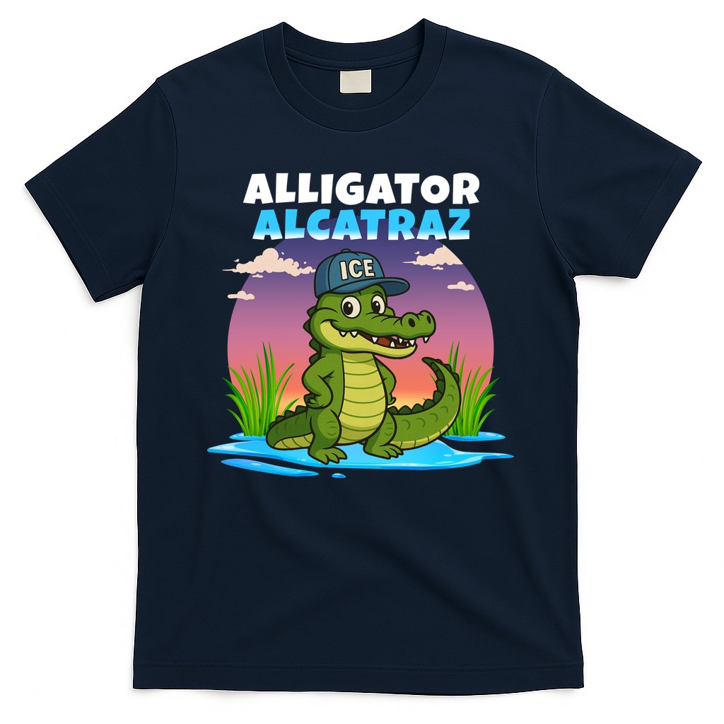 Alligator Alcatraz Sunset T-Shirt