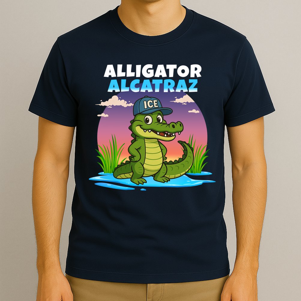 Alligator Alcatraz Sunset T-Shirt