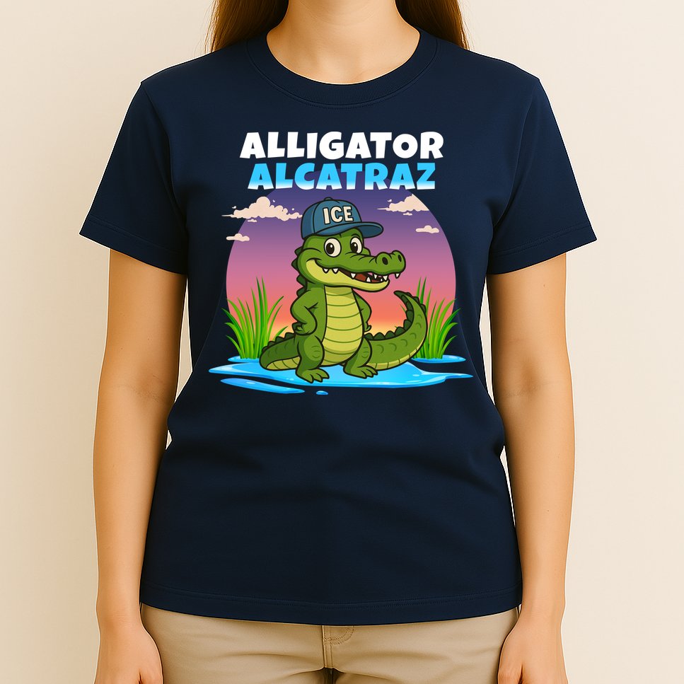 Alligator Alcatraz Sunset T-Shirt