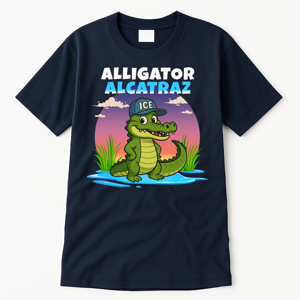 Alligator Alcatraz Sunset Tall T-Shirt