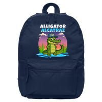 Alligator Alcatraz Sunset 16 in Basic Backpack