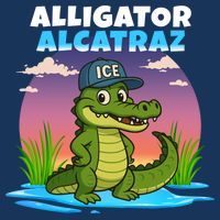 Alligator Alcatraz Sunset 16 in Basic Backpack