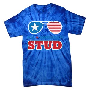 All American Stud Funny 4th Of July Independence Day Gift Tie-Dye T-Shirt