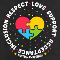 Autism Awareness Support Puzzle Heart Garment-Dyed Heavyweight T-Shirt