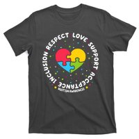 Autism Awareness Support Puzzle Heart T-Shirt