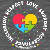Autism Awareness Support Puzzle Heart Backpack