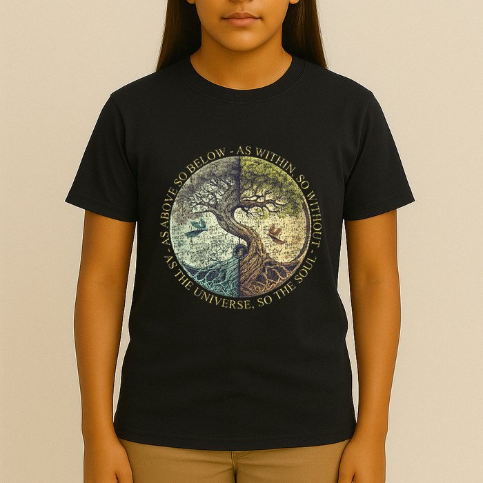 As Above So Below As Within So Without Tree T-Shirt