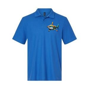 Autism Awareness Shark Puzzles Autism Mom Support Gift Softstyle Adult Sport Polo