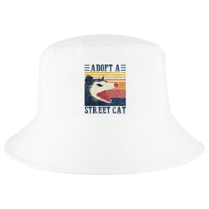 Adopt A S.T.R.E.E.T C..A.T Funny Opossum Cool Comfort Performance Bucket Hat