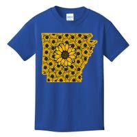 Arkansas America Summer Sunflower Flower Floral Art Nature Gift Kids T-Shirt