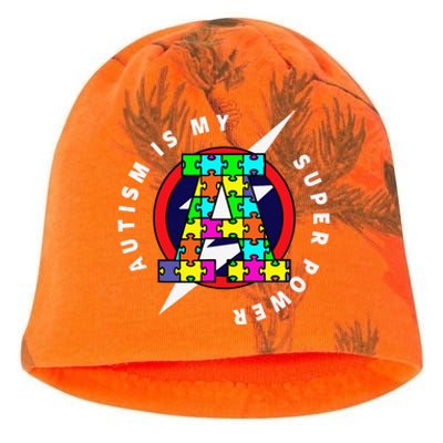 AUTISM, AUTISM SUPERHERO, AUTISM SUPERPOWER Kati - Camo Knit Beanie