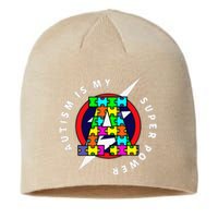 AUTISM, AUTISM SUPERHERO, AUTISM SUPERPOWER Sustainable Beanie