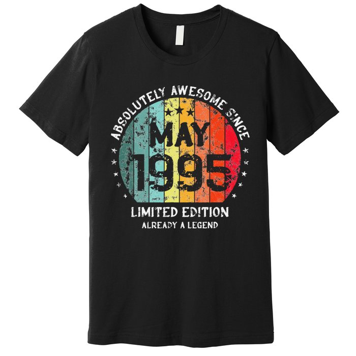 Absolutely Awesome Since May 1995 Man Woman Birthday Premium T-Shirt