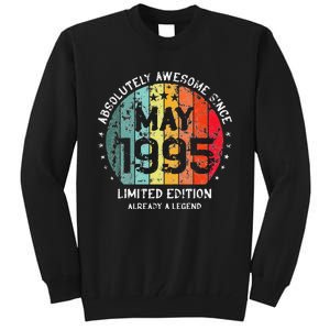 Absolutely Awesome Since May 1995 Man Woman Birthday Tall Sweatshirt