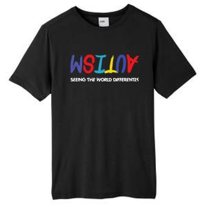 Autism Awareness Seeing The World Differently Tall Fusion ChromaSoft Performance T-Shirt