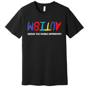 Autism Awareness Seeing The World Differently Premium T-Shirt