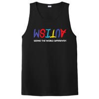 Autism Awareness Seeing The World Differently PosiCharge Competitor Tank