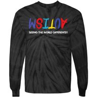 Autism Awareness Seeing The World Differently Tie-Dye Long Sleeve Shirt