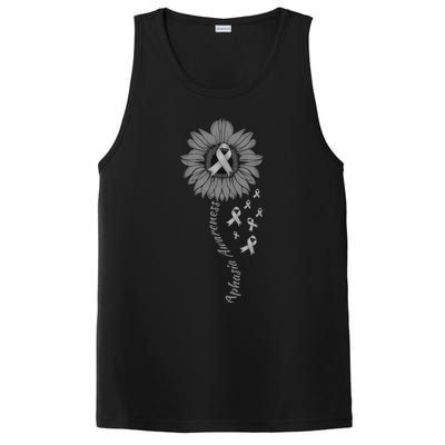 Aphasia Awareness Sunflower Gift PosiCharge Competitor Tank