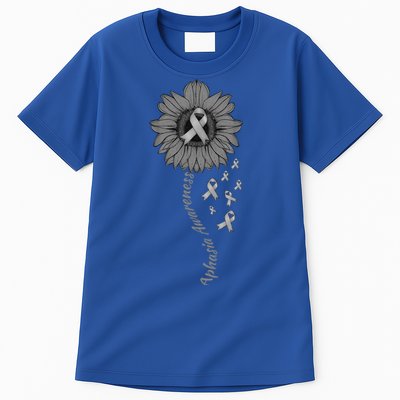 Aphasia Awareness Sunflower Gift Tall T-Shirt