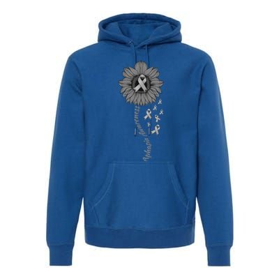 Aphasia Awareness Sunflower Gift Premium Hoodie