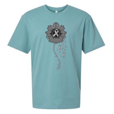 Aphasia Awareness Sunflower Gift Sueded Cloud Jersey T-Shirt