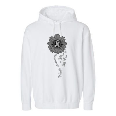 Aphasia Awareness Sunflower Gift Garment-Dyed Fleece Hoodie