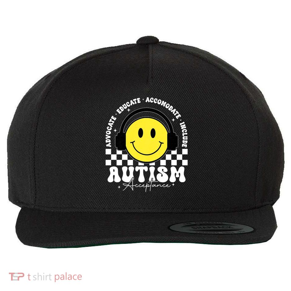 Autism Acceptance Special Education Teacher Wool Snapback Cap