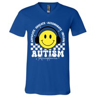 Autism Acceptance Special Education Teacher V-Neck T-Shirt