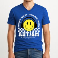 Autism Acceptance Special Education Teacher V-Neck T-Shirt