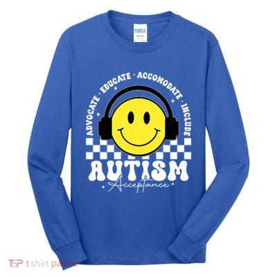 Autism Acceptance Special Education Teacher Tall Long Sleeve T-Shirt