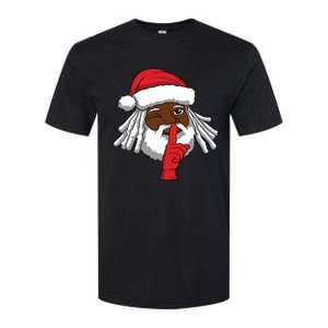 African American Santa Claus Christmas Party Decor Softstyle CVC T-Shirt