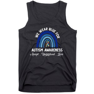 Autism Awareness Support Quotes Tank Top