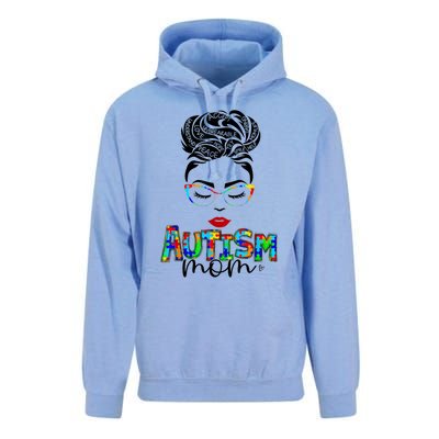 Autism Awareness Strong Mom Afro Mother Black Meaningful Gift Unisex Surf Hoodie