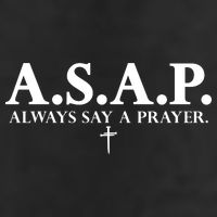Asap Always Say A Prayer 3 Nails Cross Jesus Christ Christian Catholic Trucker Hat