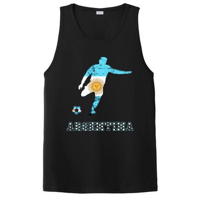 Argentina Argentina Soccer Player Sun Of May Argentina Flag PosiCharge Competitor Tank