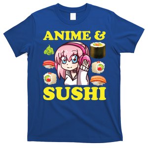 Anime And Sushi Funny Anime Kawaii Sushi Lover Gift T-Shirt