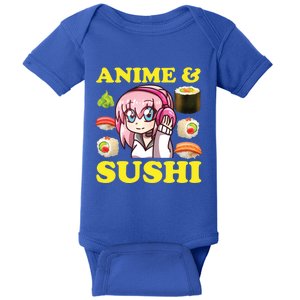 Anime And Sushi Funny Anime Kawaii Sushi Lover Gift Baby Bodysuit