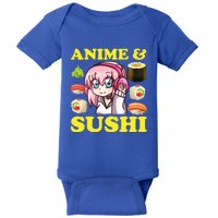 Anime And Sushi Funny Anime Kawaii Sushi Lover Gift Baby Bodysuit