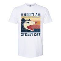 Adopt A Street Cat Funny Opossum Vintage  Softstyle® CVC T-Shirt