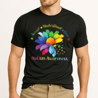 Autism Awareness Sunflower Accept Understand Love Autistic Cooling Performance Crew T-Shirt
