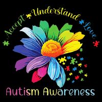 Autism Awareness Sunflower Accept Understand Love Autistic Cooling Performance Crew T-Shirt