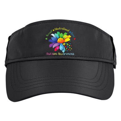 Autism Awareness Sunflower Accept Understand Love Autistic Adult Drive Performance Visor