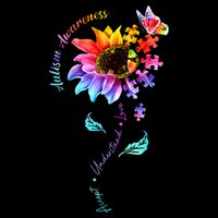 Autism Awareness Sunflower Autism Sunflower  Impact Tech Backpack