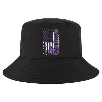 Alzheimers Awareness Support Squad Alzheimers Disease Cool Comfort Performance Bucket Hat